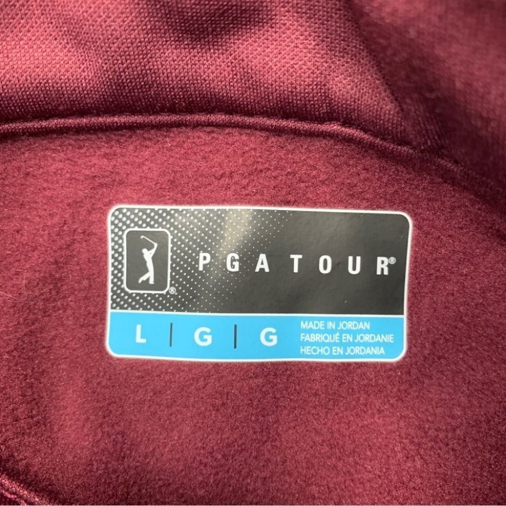 PGA TOUR Mens Quarter-Zip Golf Sweatshirt Fig L - Picture 4 of 11